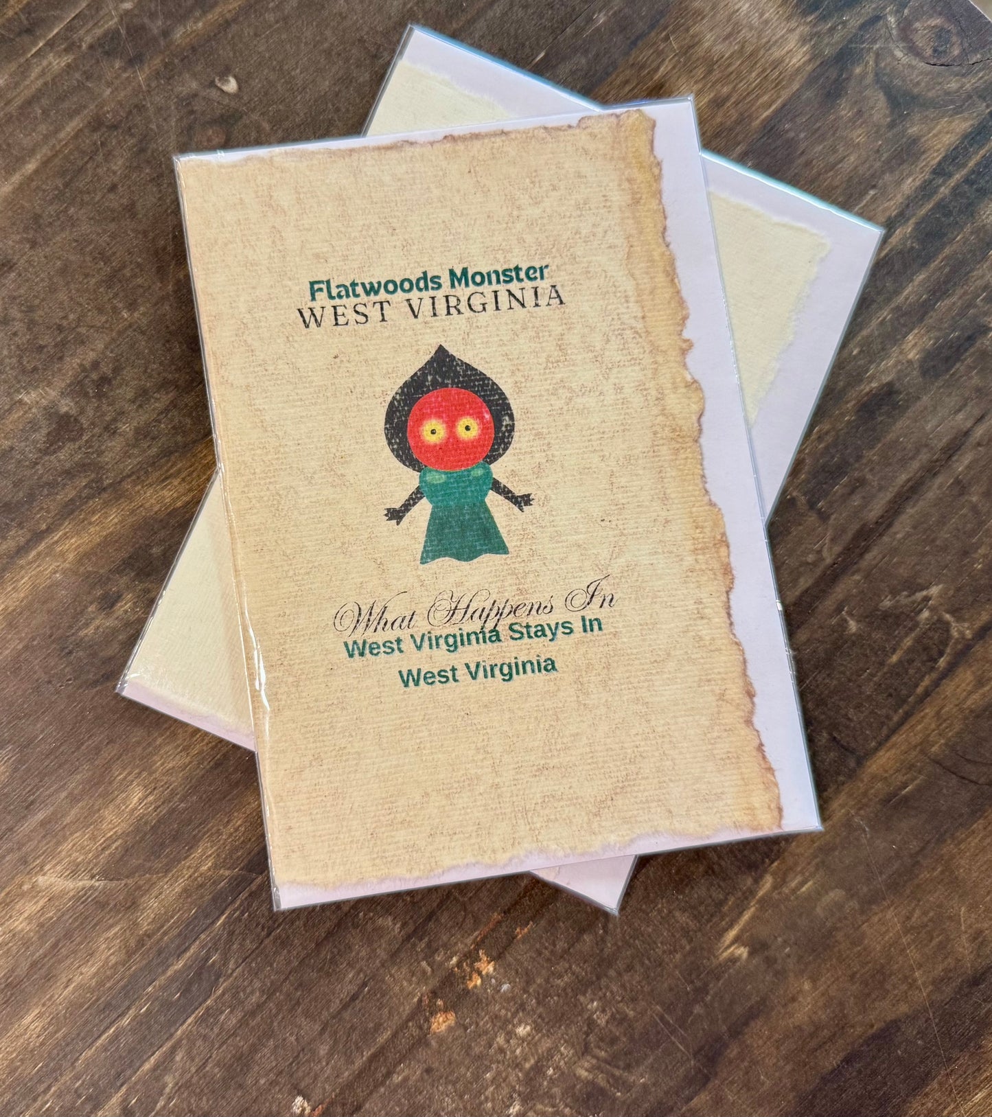 Flatwoods Monster Greeting Card - Hot Mess Express Gifts & More 