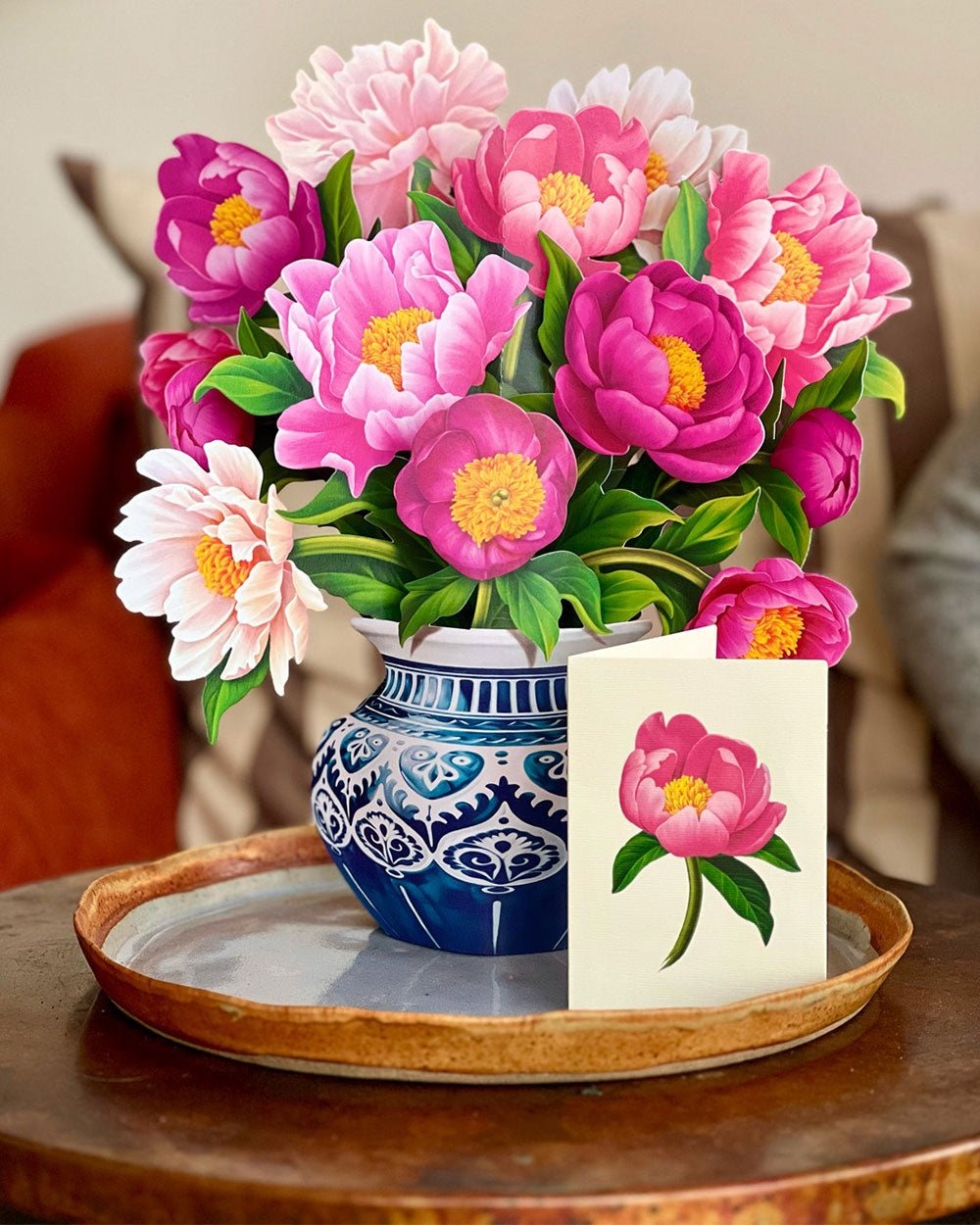 Peony Paradise (Pop-Up Greeting Cards by FreshCut Paper LLC)